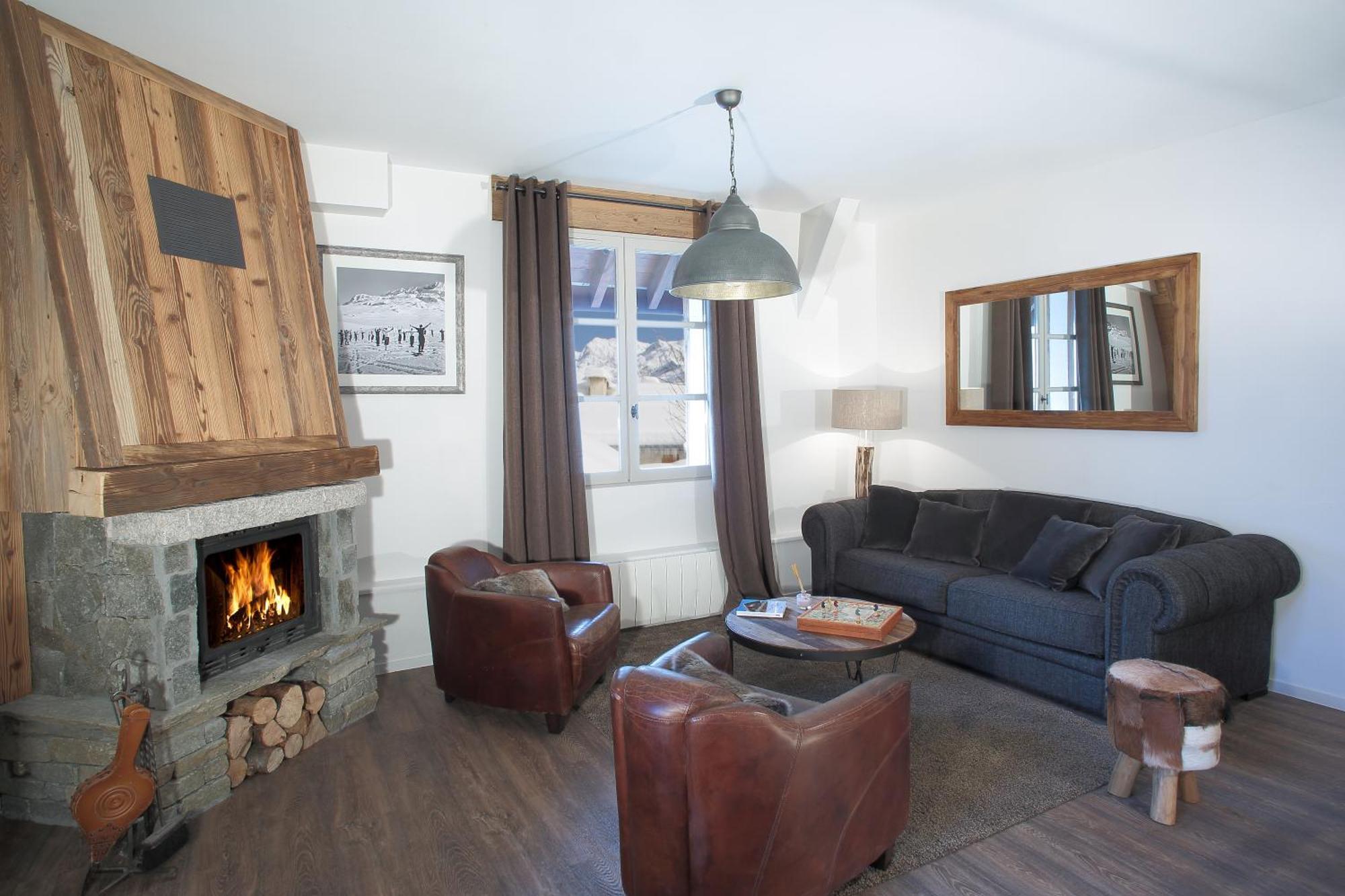 Chalet La Fedora - Appartements De Charme Vaujany Quarto foto